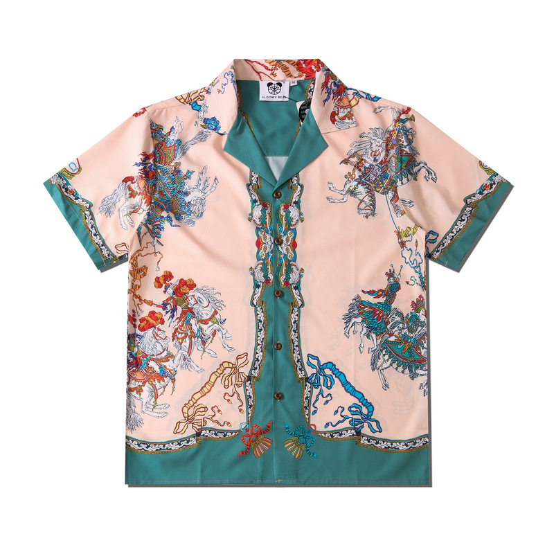 Casual Printed Short Sleeve Shirt Men Street Hawaii Beach Oversize Women Fashion Harujuku Shirts For Men - Image 5