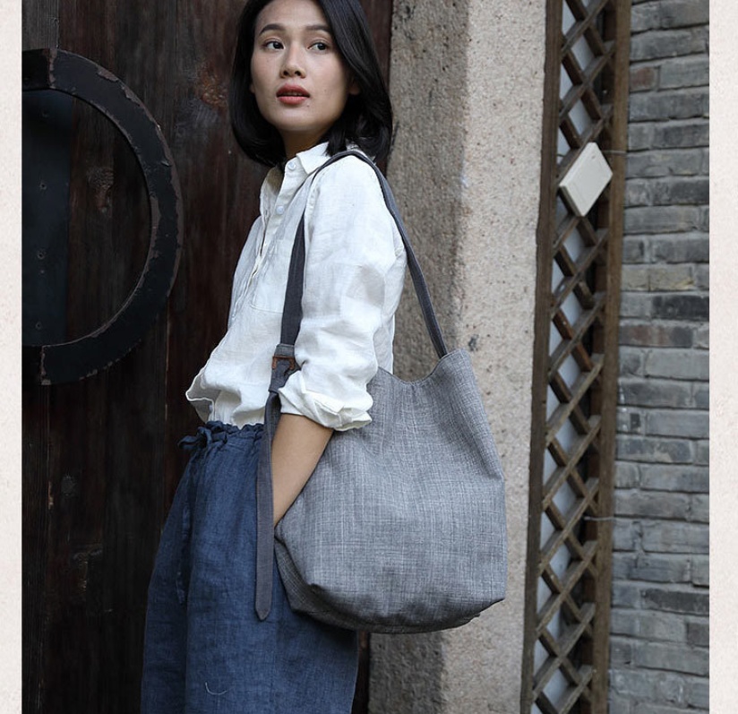 Canvas shoulder bag - Image 5