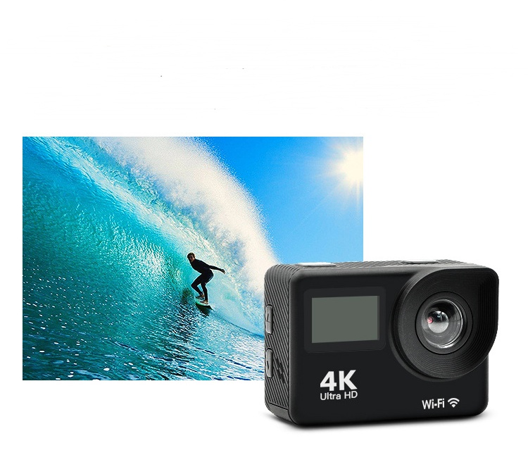 4K HD dual screen with WIFI motion camera - Image 3