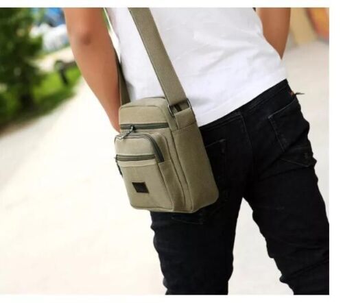 Men's Cross Body Bag Messenger Shoulder Book Bags School Casual Sport Work Bag - Image 7