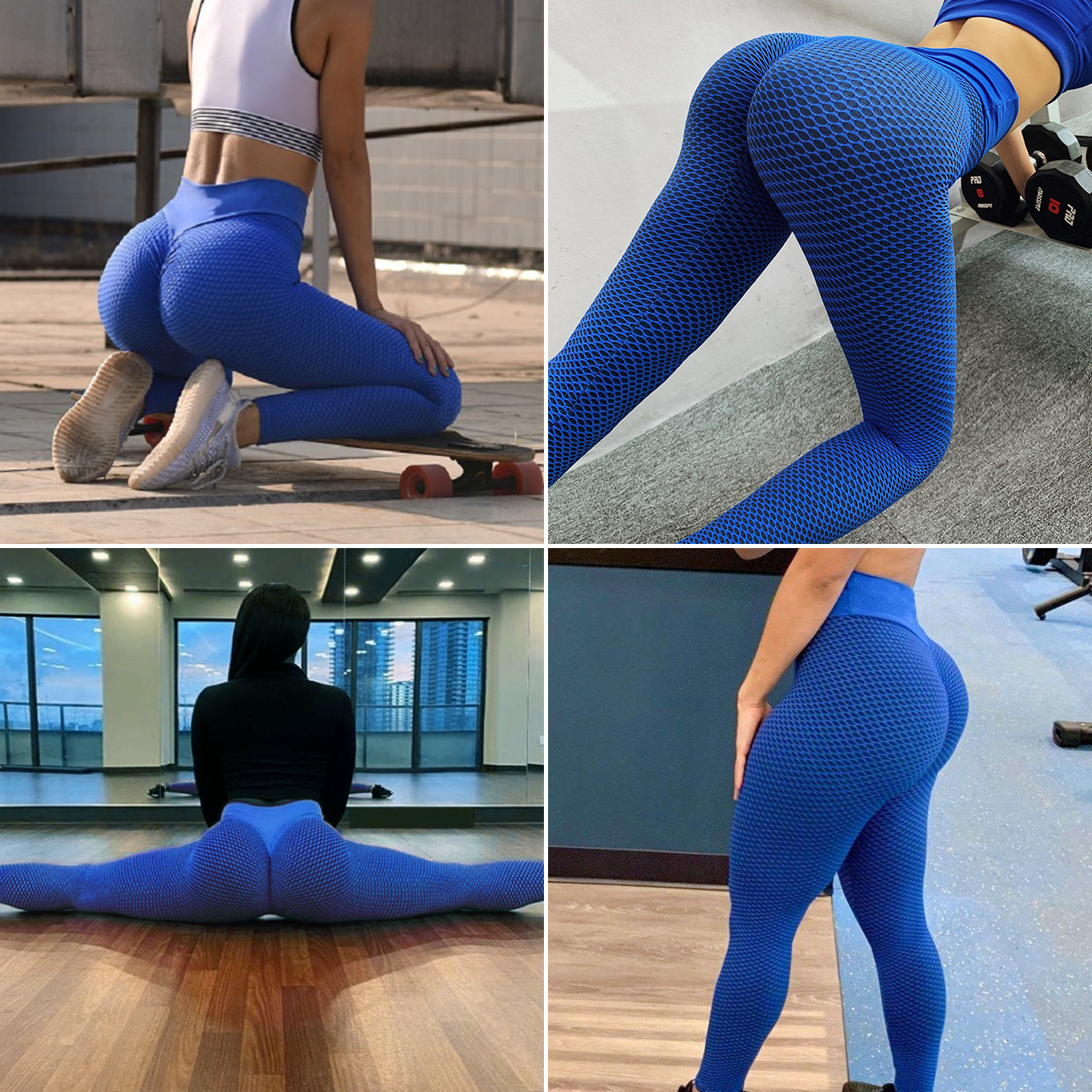 TIK Tok Leggings Women Butt Lifting Workout Tights Plus Size Sports High Waist Yoga Pants - Image 5