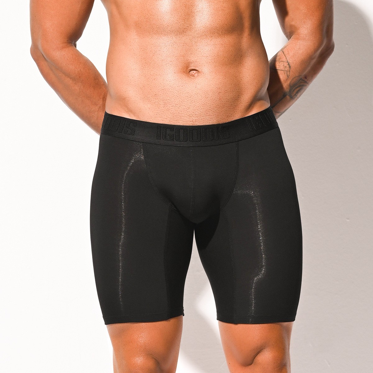 Modal High Elastic Slim Soft Comfortable Sports Long Panties - Image 4