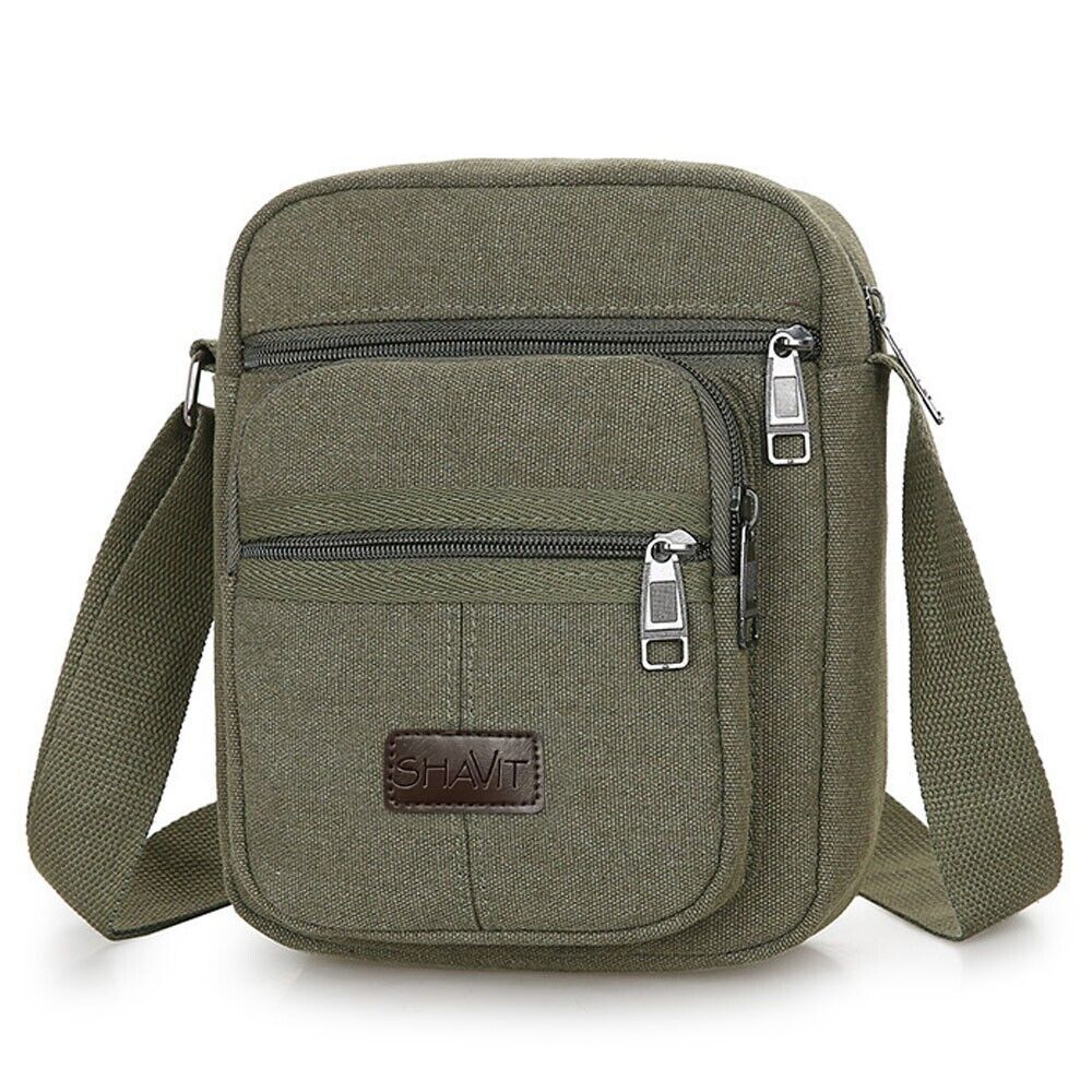 Men's Cross Body Bag Messenger Shoulder Book Bags School Casual Sport Work Bag - Image 5