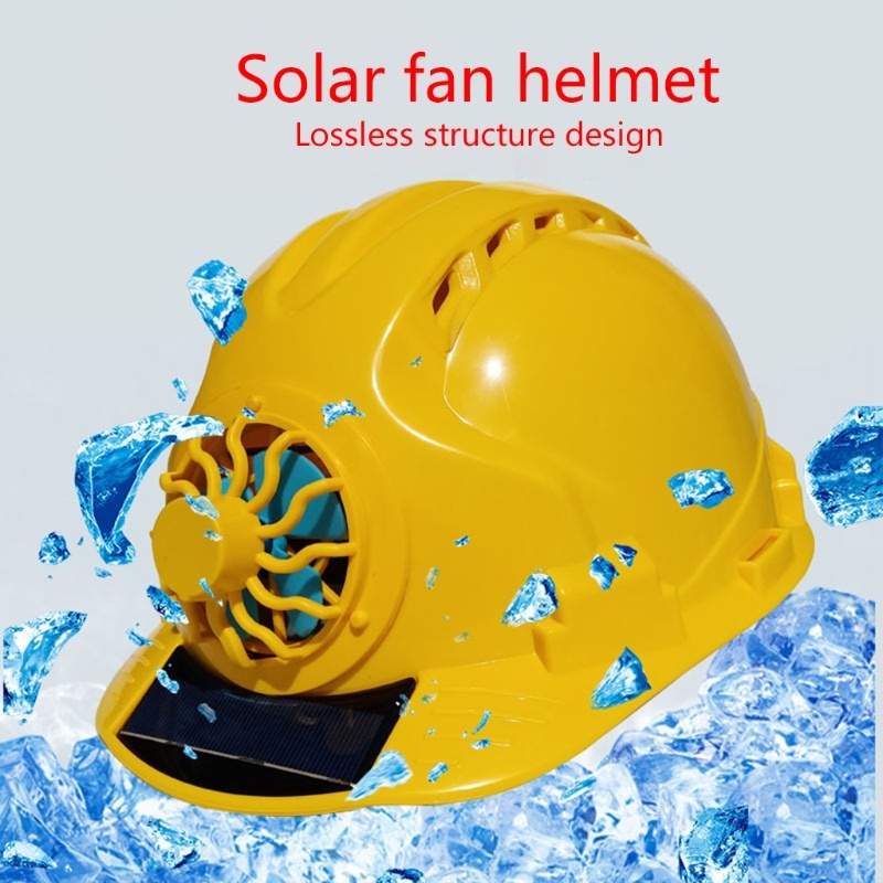 Solar Hat With Fan Thickened Multifunctional Helmet - Image 3