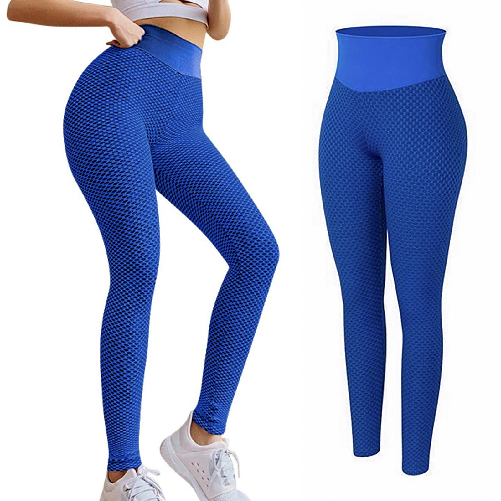 TIK Tok Leggings Women Butt Lifting Workout Tights Plus Size Sports High Waist Yoga Pants - Image 6