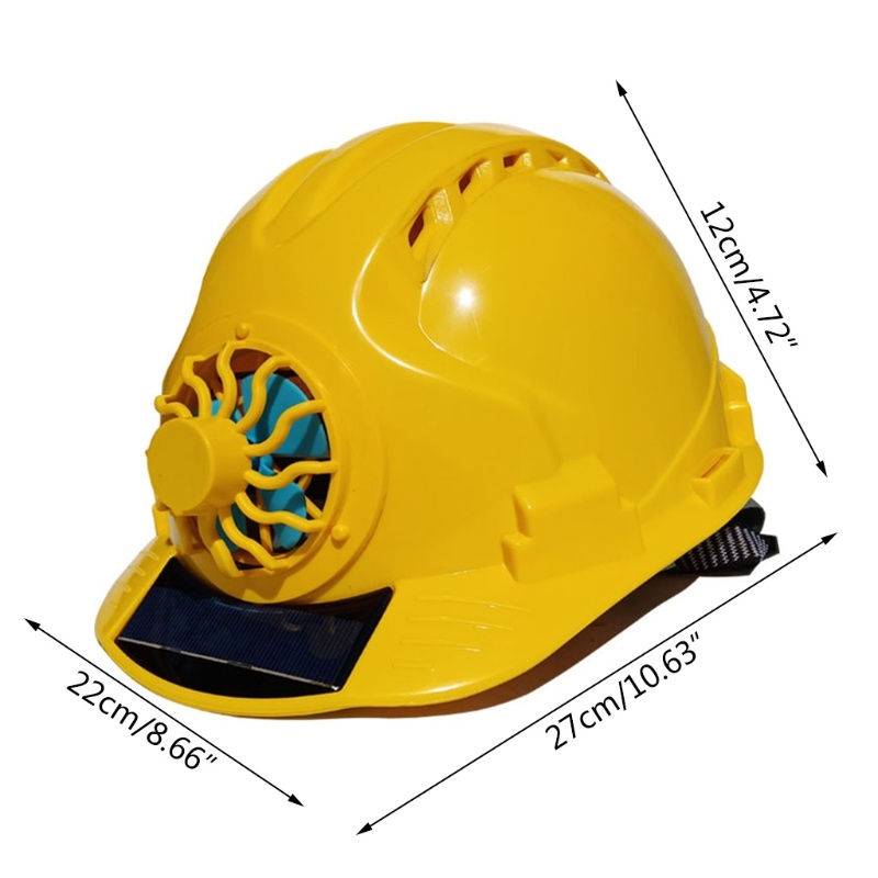 Solar Hat With Fan Thickened Multifunctional Helmet - Image 5
