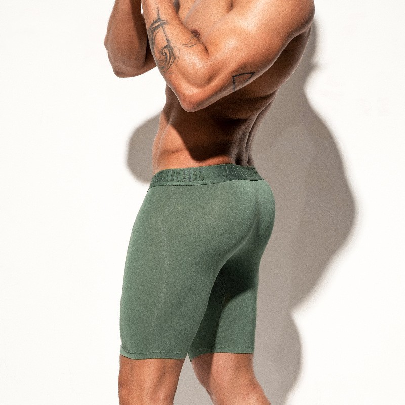 Modal High Elastic Slim Soft Comfortable Sports Long Panties - Image 3