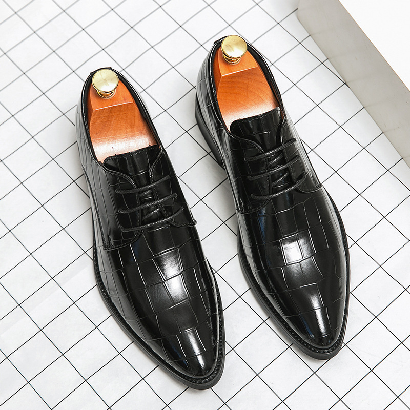 Plus Size Pointed Leather Shoes Fashion Men - Image 9