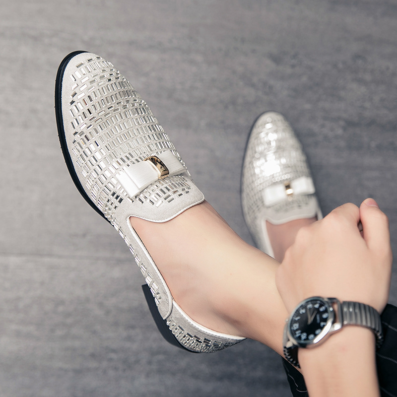 Men's Large Size Casual Leather Shoes Men Hairstylist Leather Shoes - Image 5