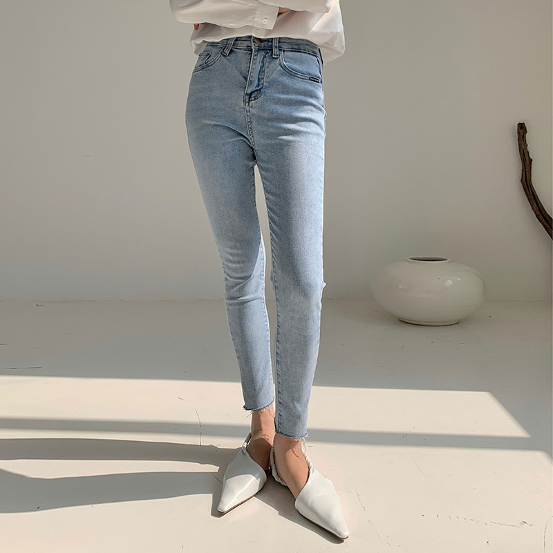 Skinny Jeans Women"s Spring New High Waist Slim Pencil - Image 4