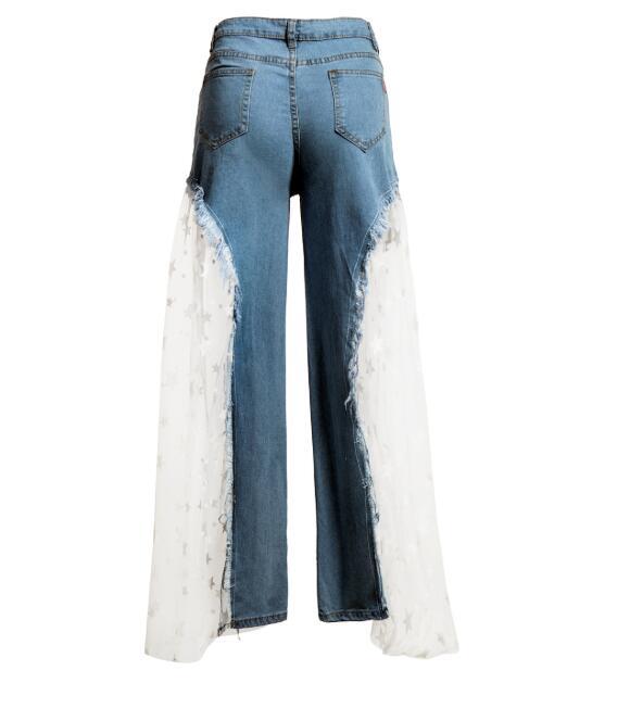 Sexy Women Wide Leg Pants Jeans - Image 3