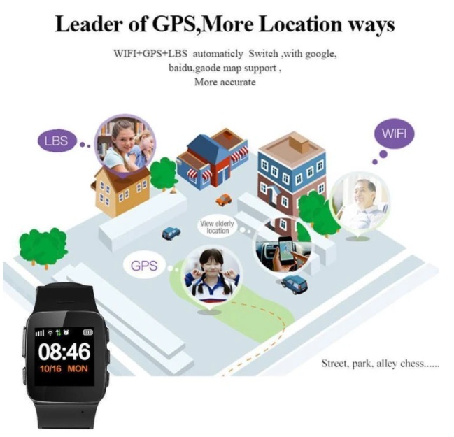 Adult GPS anti-lost smart health positioning watch - Image 3