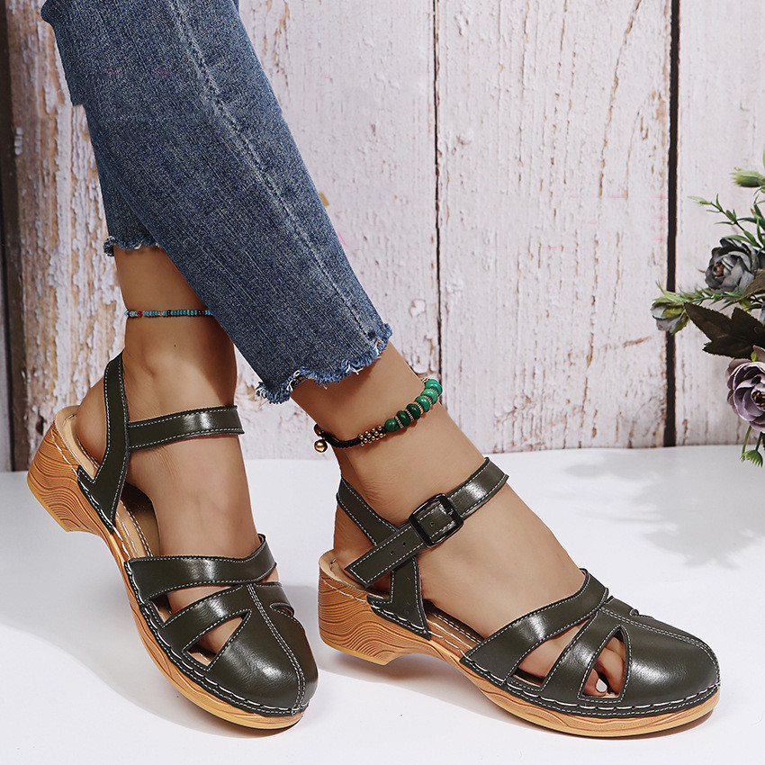 Women Everyday Wear Sewing Shoes Sandals - Image 5