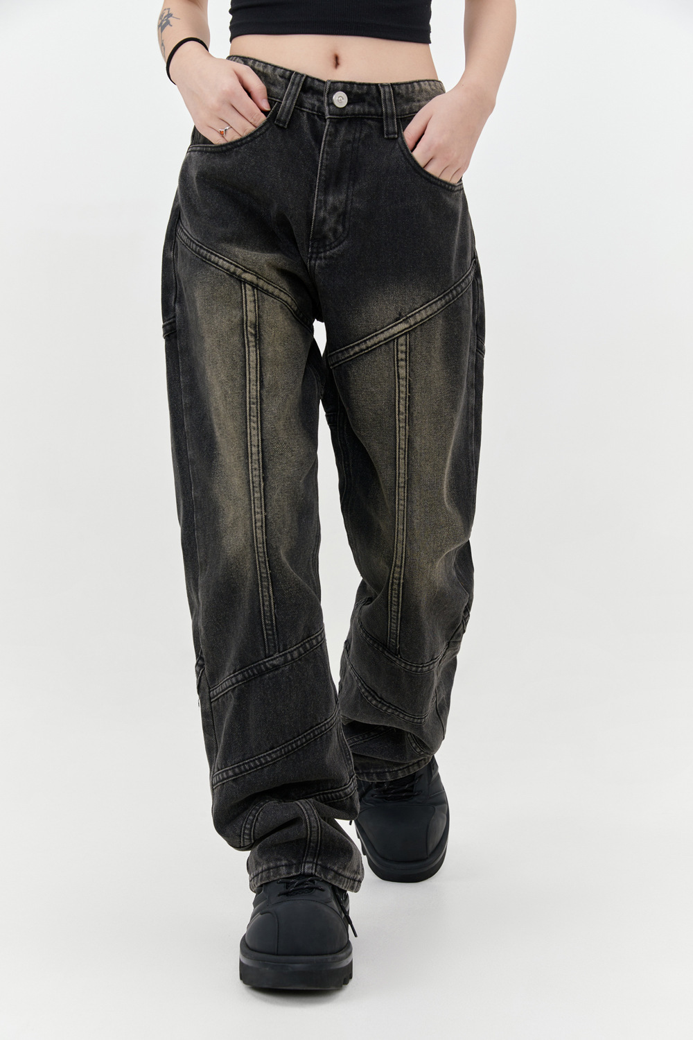 Casual Jeans Men And Women Loose - Image 4
