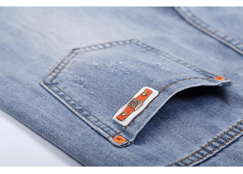 High Waist Nine-point Harem Daddy Women Pants Ripped Jeans Women - Image 6