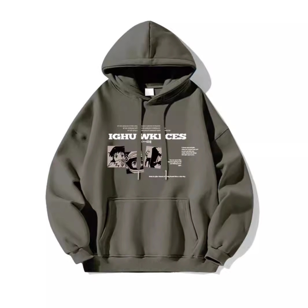 American High Street Cartoon Special-interest Hooded Sweater Ins Design Sense - Image 5