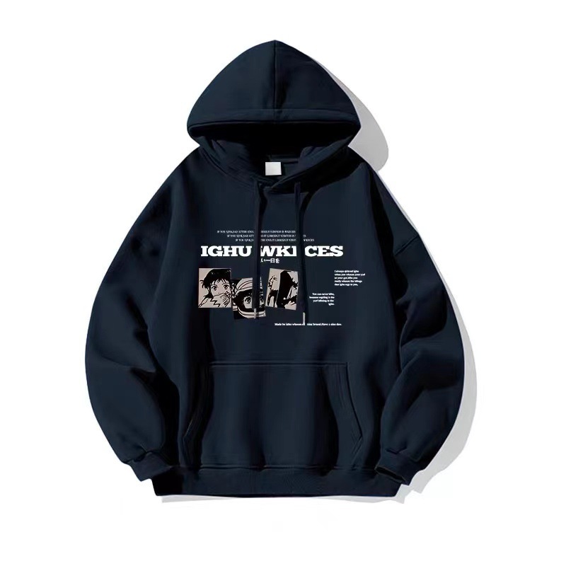 American High Street Cartoon Special-interest Hooded Sweater Ins Design Sense - Image 10