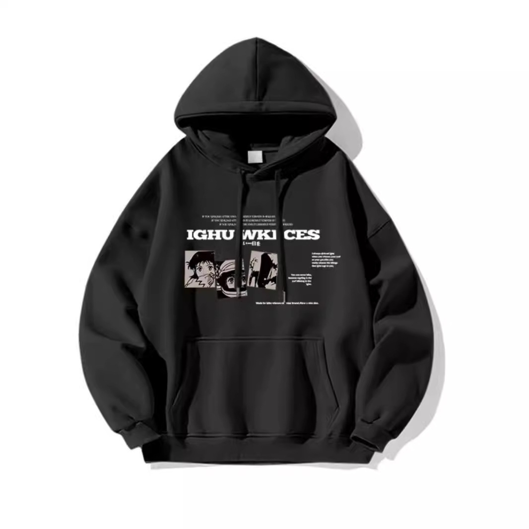 American High Street Cartoon Special-interest Hooded Sweater Ins Design Sense - Image 9