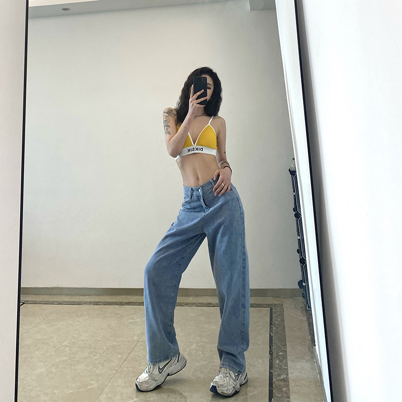 Gradient Black Jeans Women High Waist - Image 4