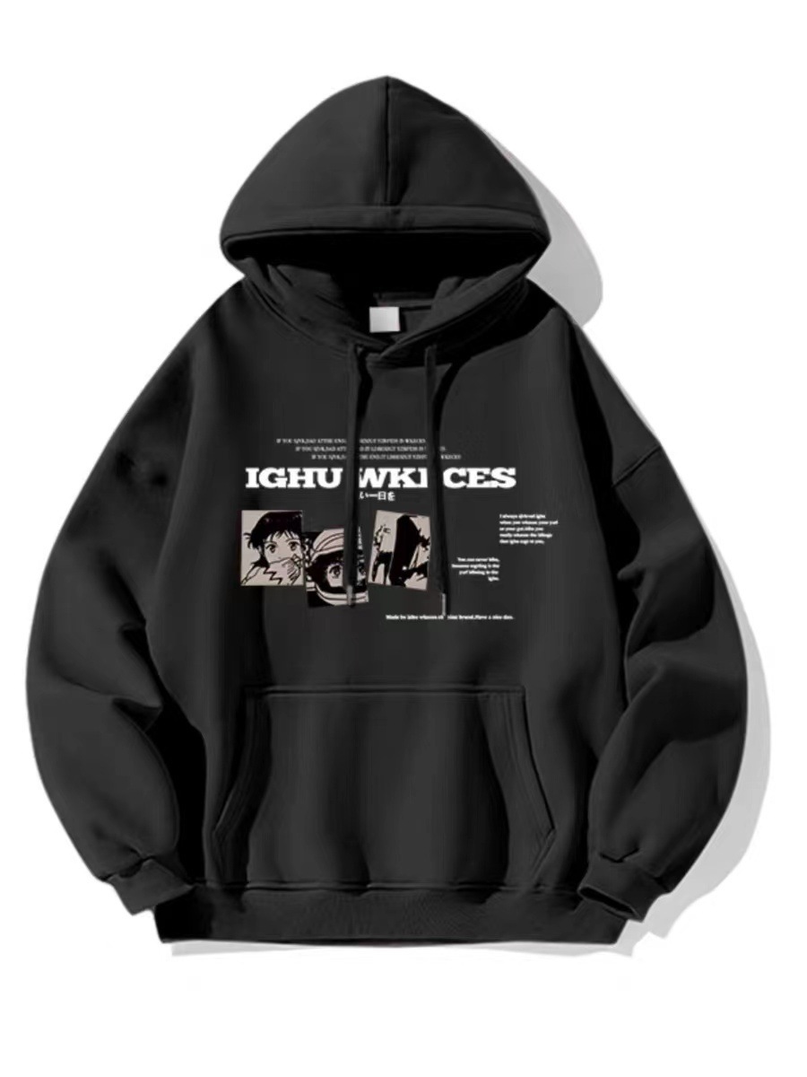 American High Street Cartoon Special-interest Hooded Sweater Ins Design Sense - Image 7