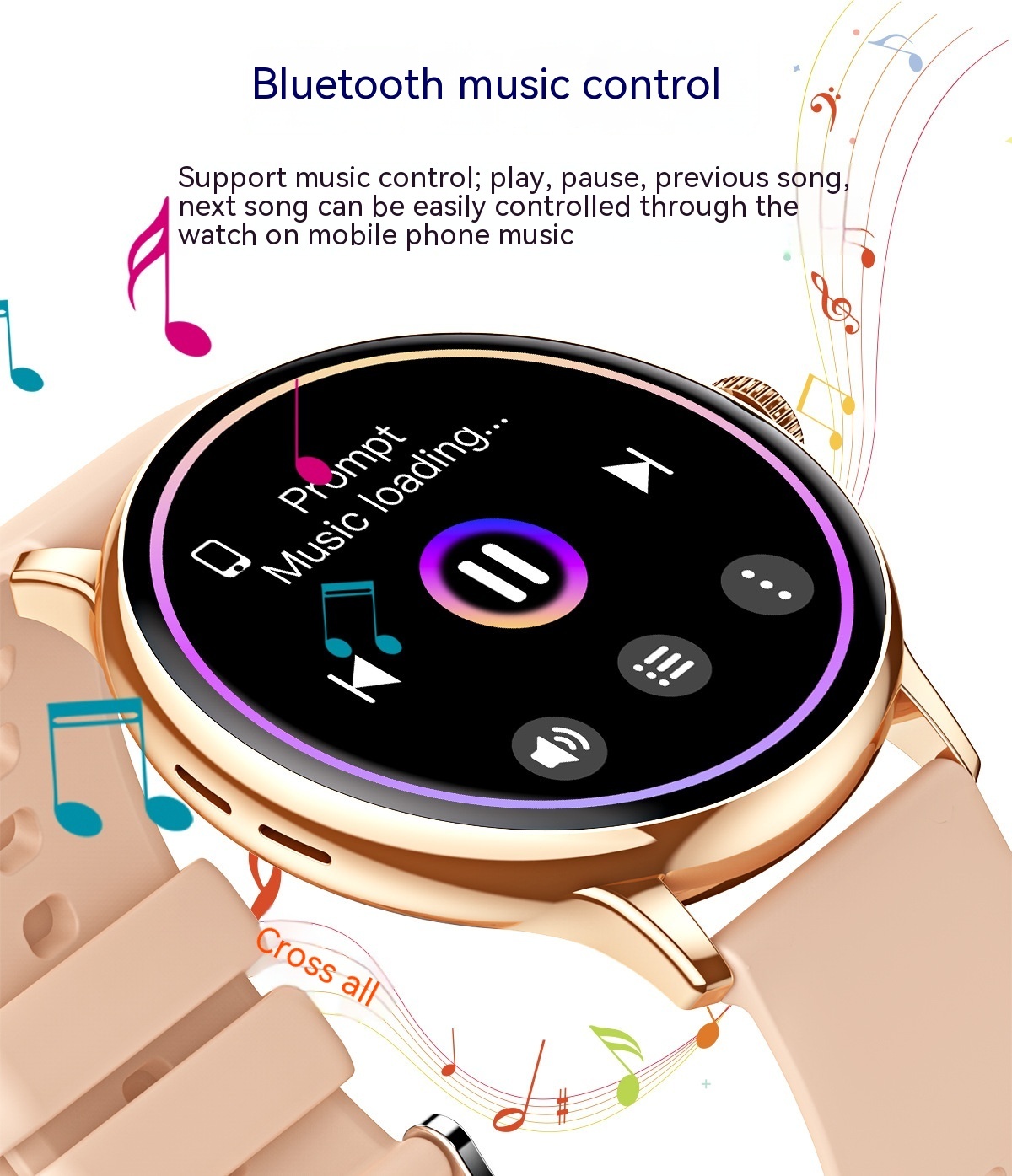 CY500 Smart Watch Heart Rate NFC Bluetooth Calling Sports Watch - Image 7