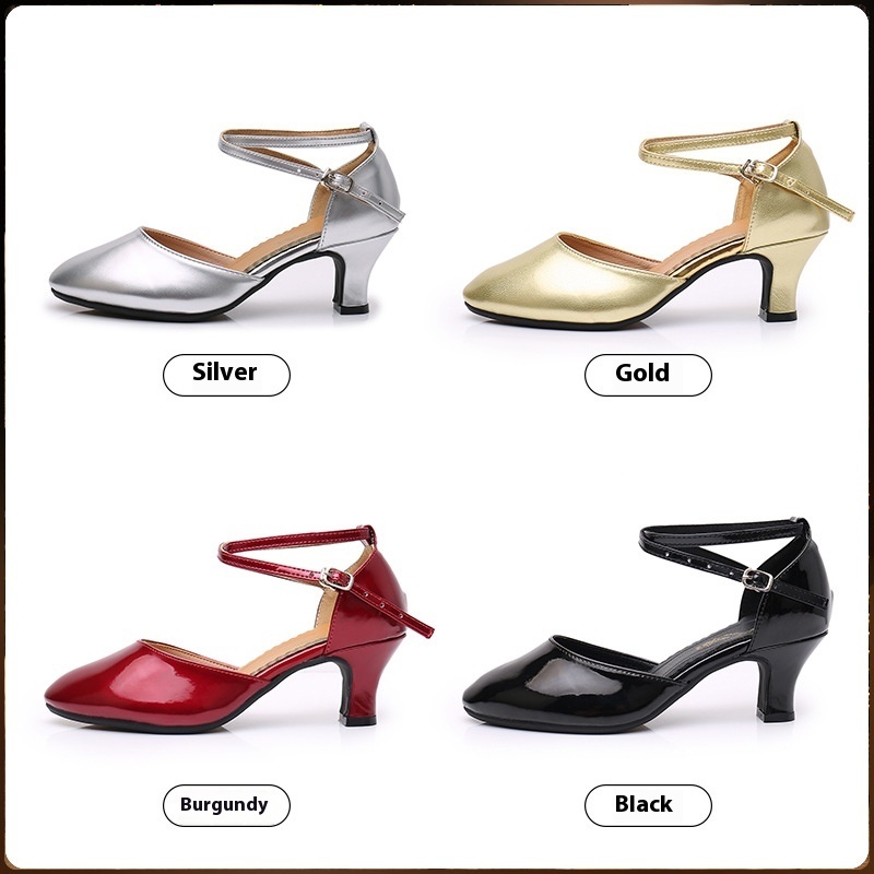 Latin Soft Bottom Square Dance Shoes Women - Image 9