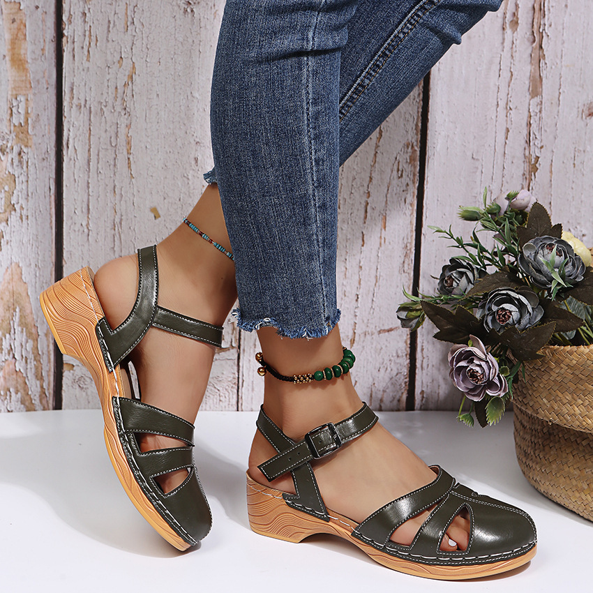 Women Everyday Wear Sewing Shoes Sandals - Image 3